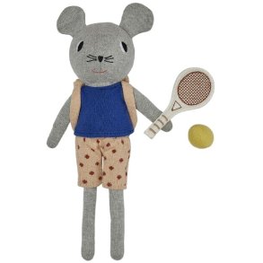 OYOY Mini Nuni Mouse Tennispuppe 34,5 cm, Hellgrau