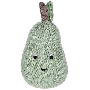 OYOY Mini Yummy Birnenrassel 14 cm, Dusty Green