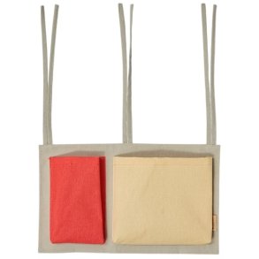 OYOY Mini Saga BetDeckefbewahrung 40 cm, Ton/Rot