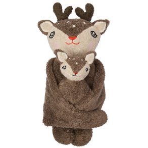 OYOY Mini Kuscheltiere Dea & Baby Dac Deer 31 cm, Taupe