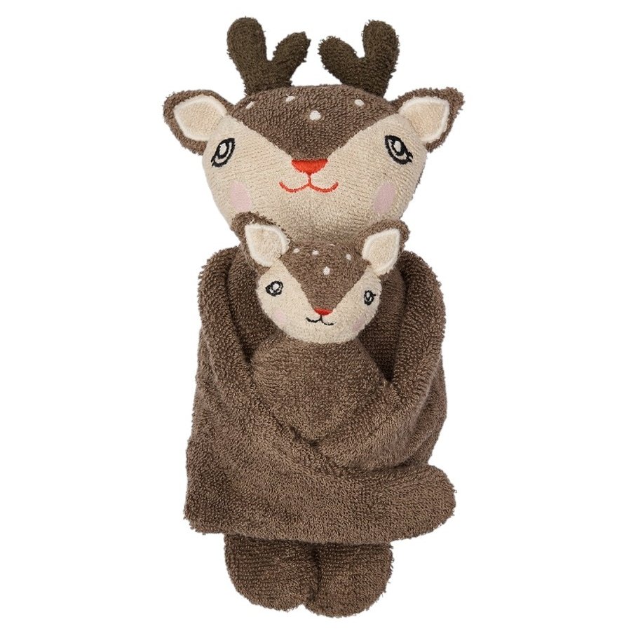 OYOY Mini Kuscheltiere Dea & Baby Dac Deer 31 cm, Deckepe