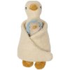 OYOY Mini Stofftier Dora & Baby Dolli Duck 31 cm, Cloud/Ice Blue