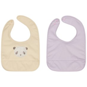 OYOY Mini Ltzchen Lun Lun Panda 2er Set 34 cm, Vanilla/Lavender