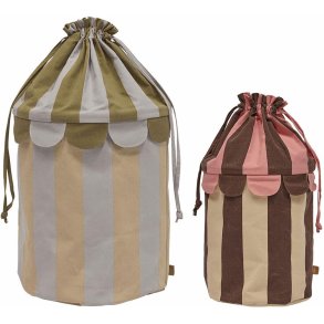 OYOY Mini Saga Korbset 2er Set, Rosa/Lila