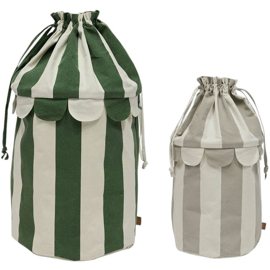 OYOY Mini Saga Kurvest 2 stk, Clay,Green