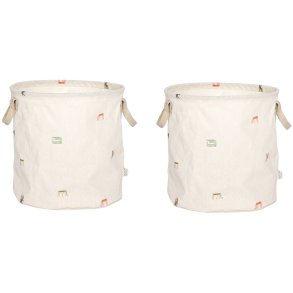 OYOY Mini Moira Aufbewahrungskorb 2er Set H32 cm, Multi