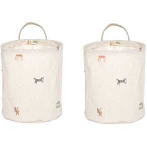 OYOY Mini Moira Aufbewahrungskorb 2er Set H22 cm, Multi