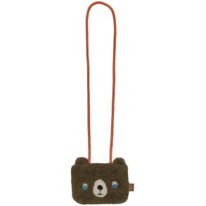 OYOY Mini Darling Bear Tasche 14x17 cm, Braun