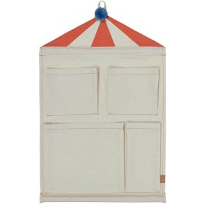 OYOY Mini Circus Wandaufbewahrung 40x60 cm, Ton/Rot