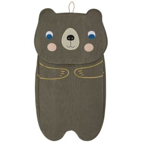 OYOY Mini Darling Bear Wandaufbewahrung 40x77 cm, Braun