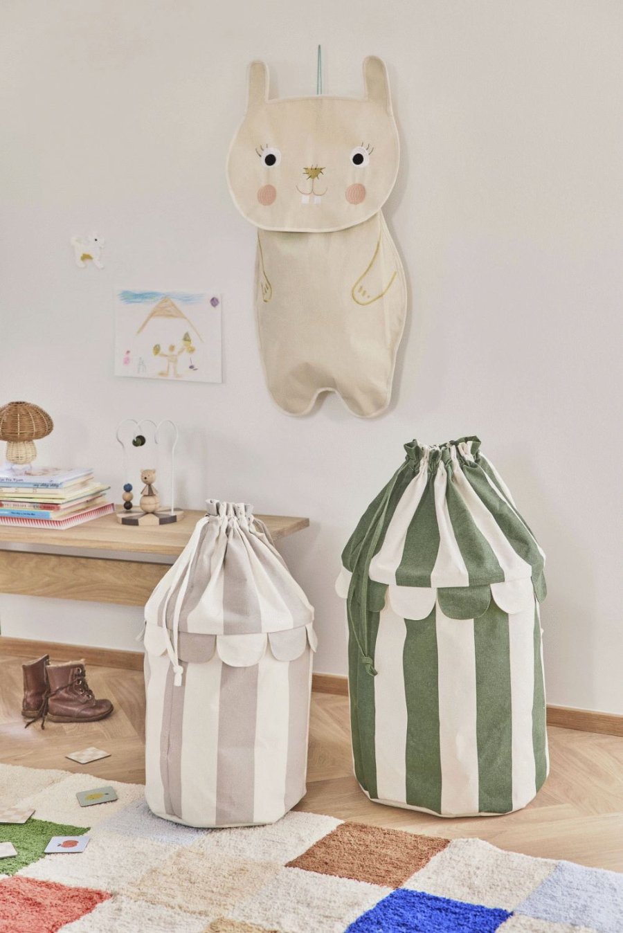 OYOY Mini Darling Rabbit Vgopbevaring 40x82 cm, Clay