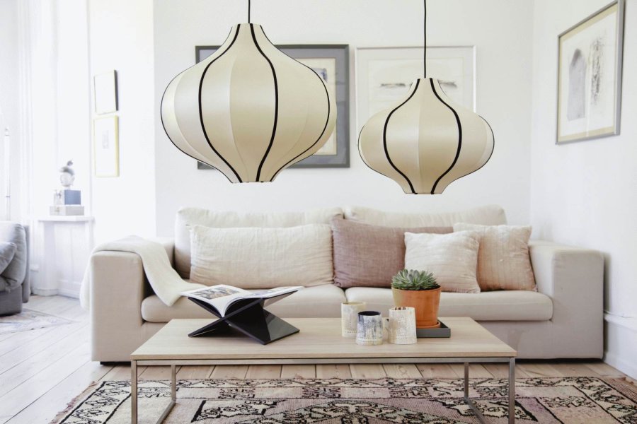 Oi Soi Oi Indochina Onion Lampenschirm 46 cm, Kit/Schwarz