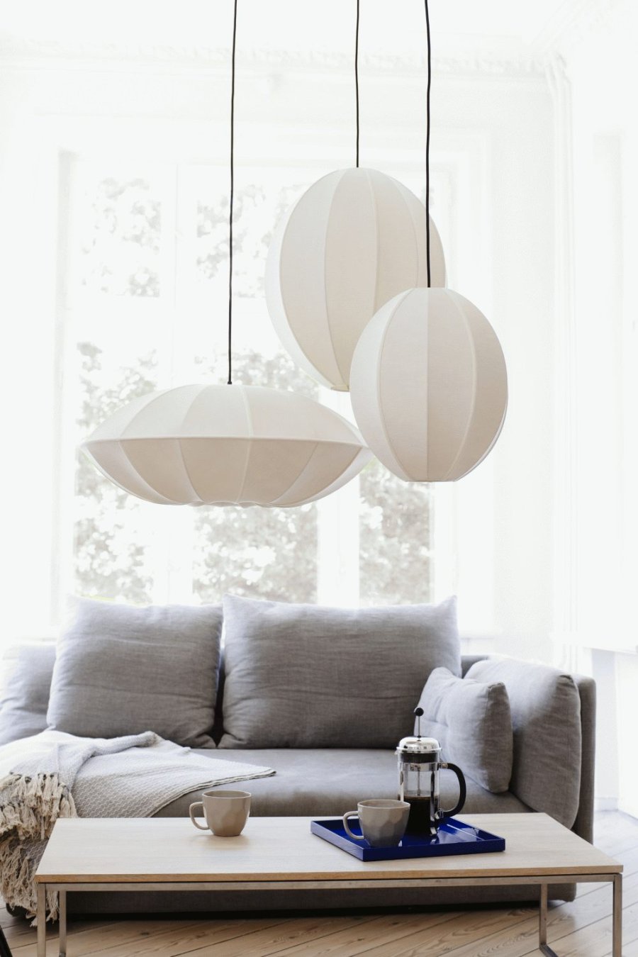 Oi Soi Oi Indochina Lampenschirm Oval 35 cm, Sand