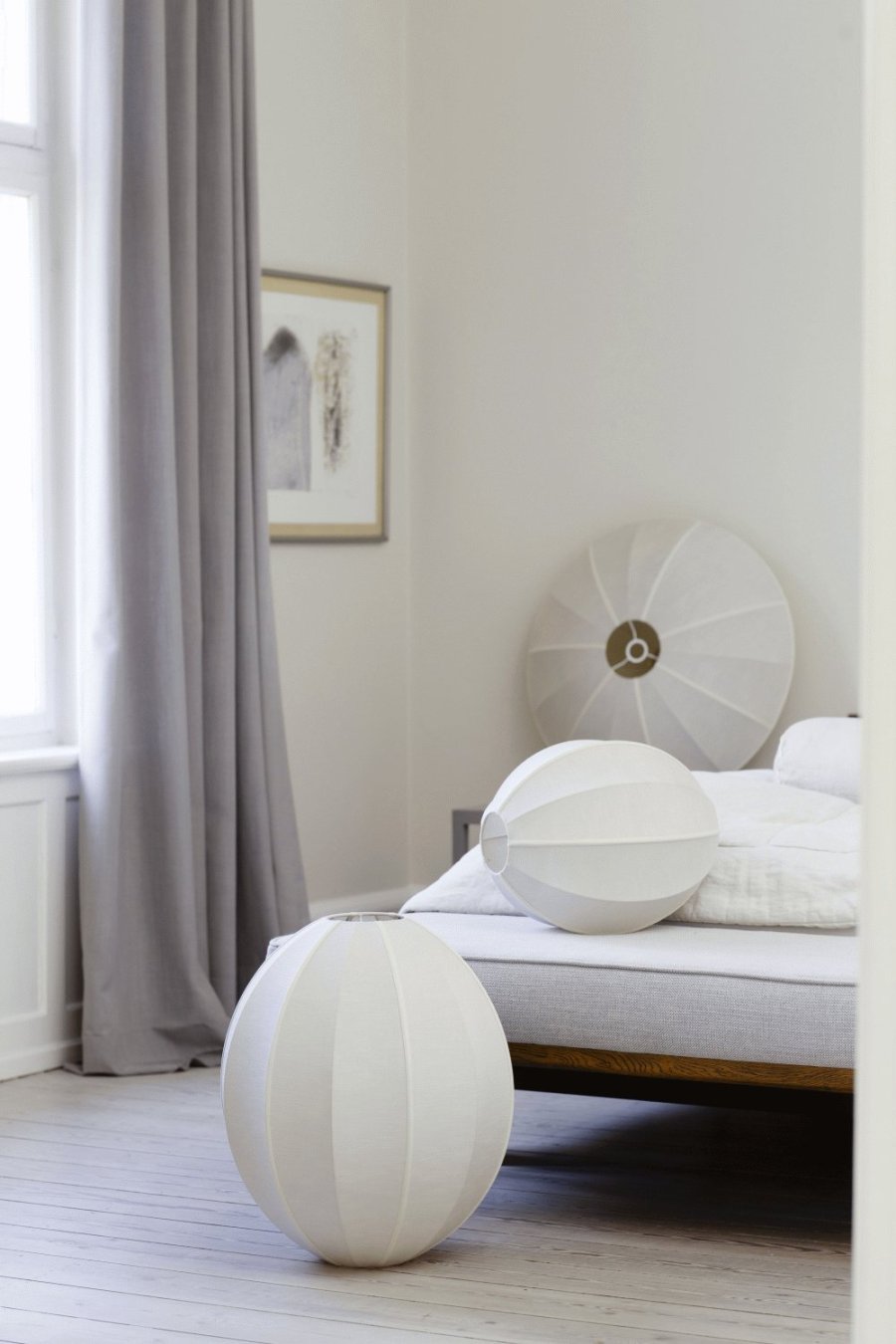 Oi Soi Oi Indochina Lampenschirm Oval 44 cm, Sand