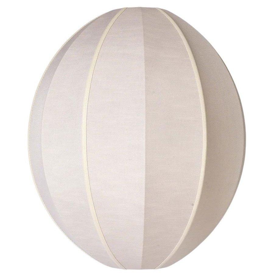 Oi Soi Oi Indochina Lampenschirm Oval 44 cm, Sand