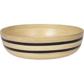 Oi Soi Oi Salatskl 34 cm, Natur/Sort