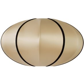 Oi Soi Oi Indochina Lampenschirm Classic Pumpkin 37m, Kit/Schwarz