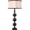 PR Home Flory Tischlampe H70 cm, Schwarz/Offwhite