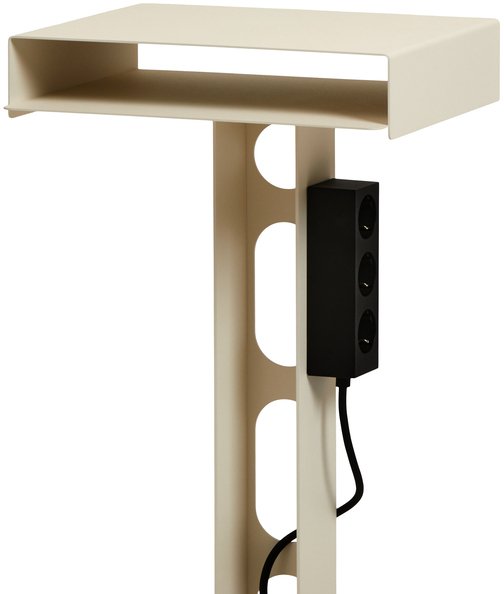 Pedestal Sidekick Beistelltisch H66 cm, Pearl