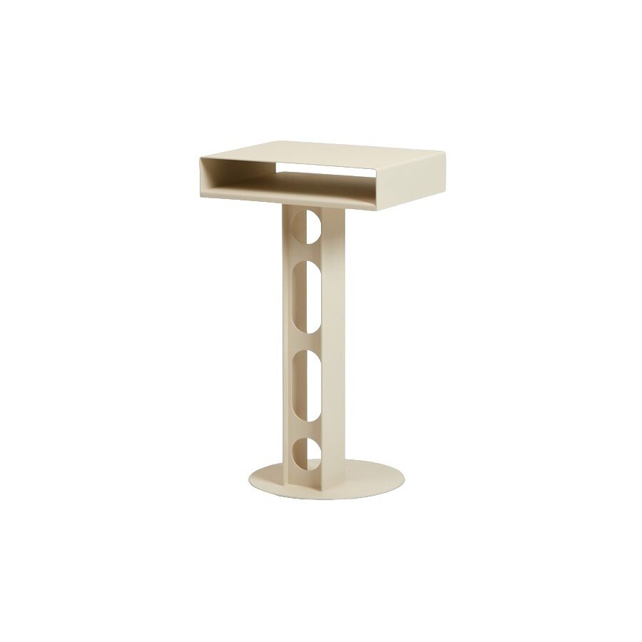 Pedestal Sidekick Beistelltisch H66 cm, Pearl