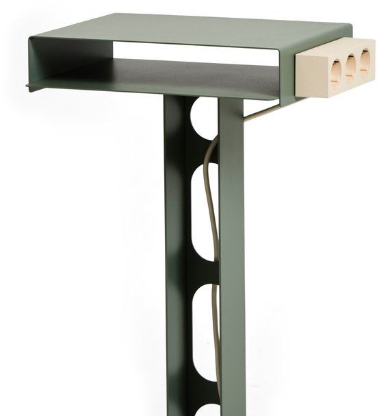 Pedestal Sidekick Beistelltisch H66 cm, Mossy Green