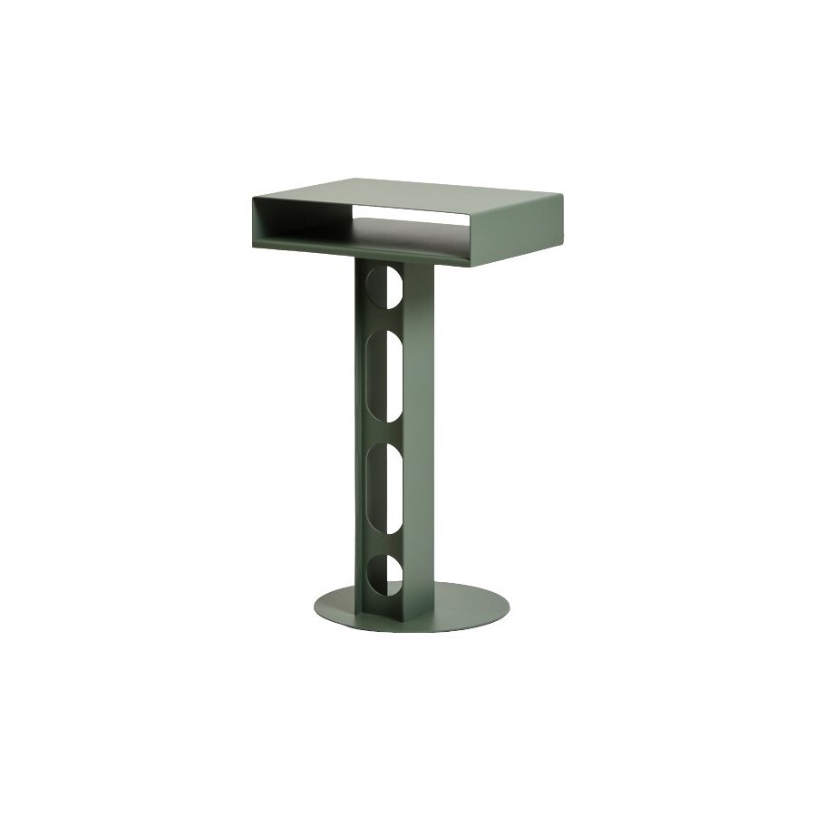 Pedestal Sidekick Beistelltisch H66 cm, Mossy Green