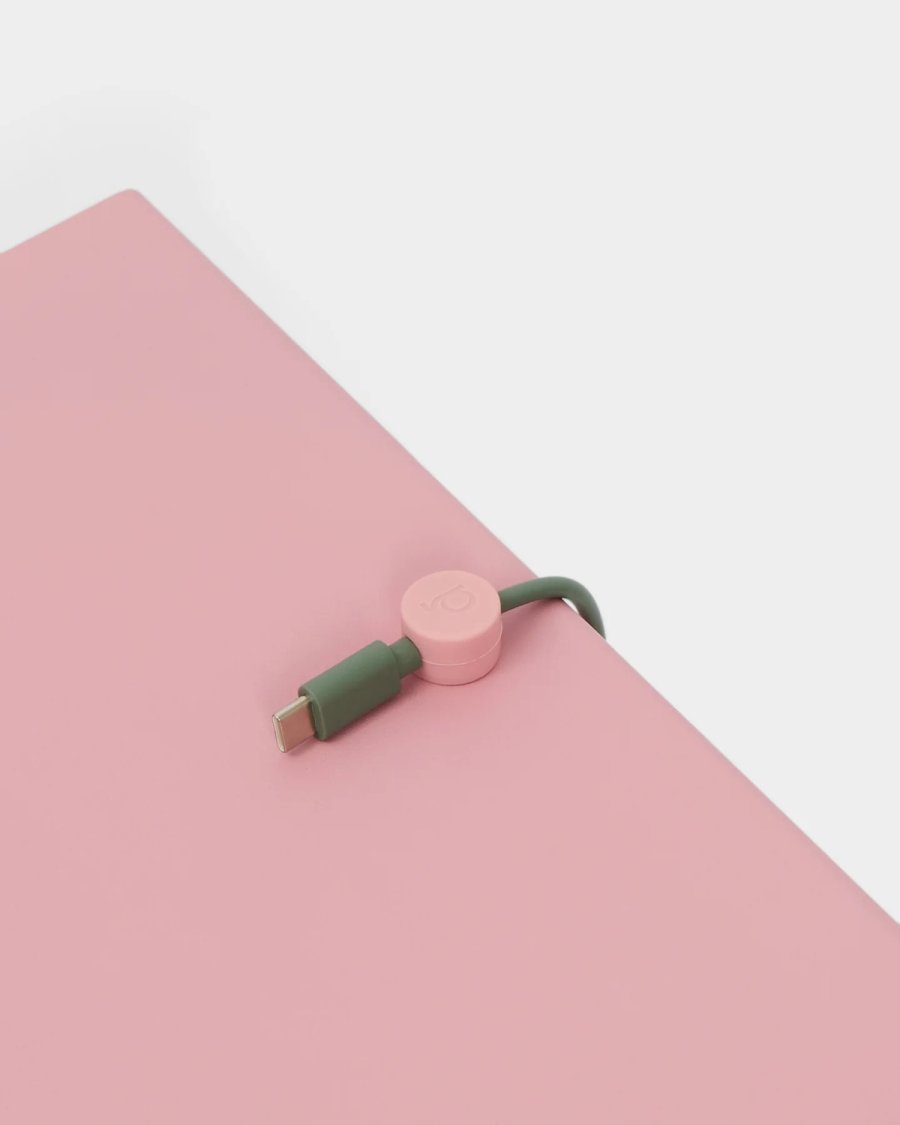 Pedestal Cable Clips, Bubble Gum