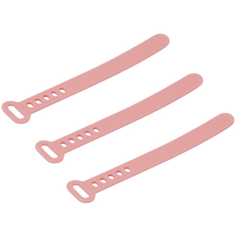 Pedestal Cable Ties 3 stk. 12 cm, Bubble Gum