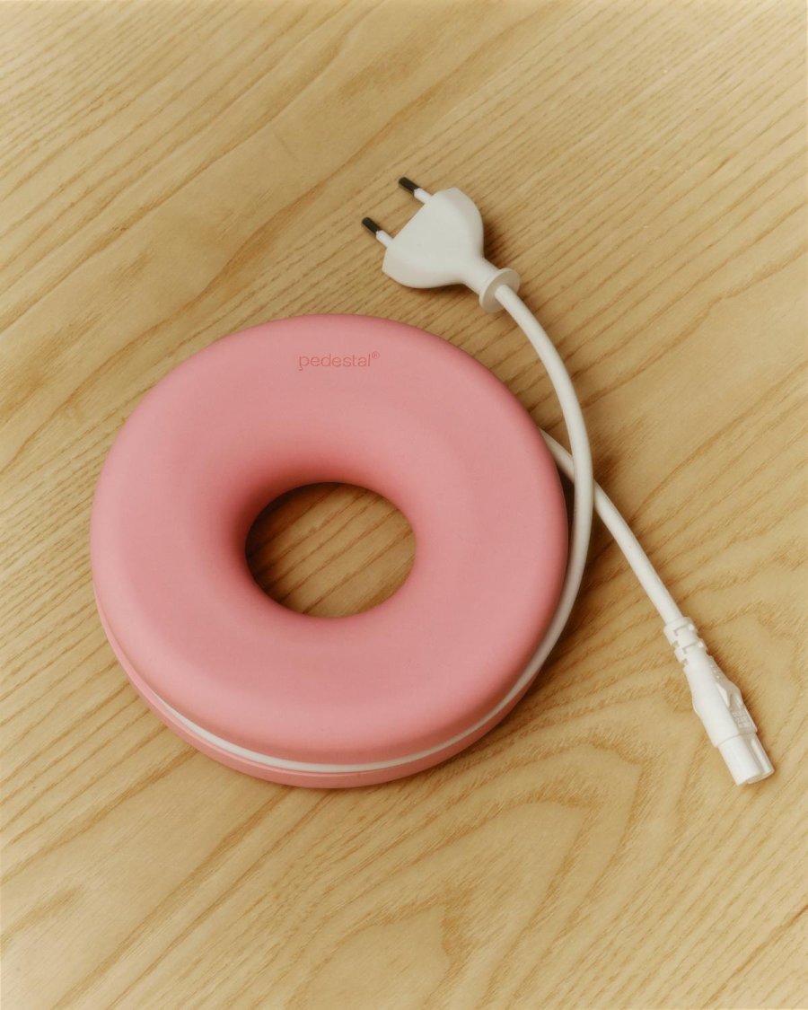 Pedestal Cable Bagel 14 cm, Bubble Gum