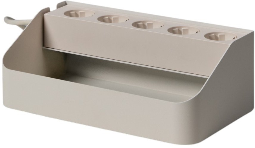 Pedestal Power Tray 27,5x15,5 cm, Pearl