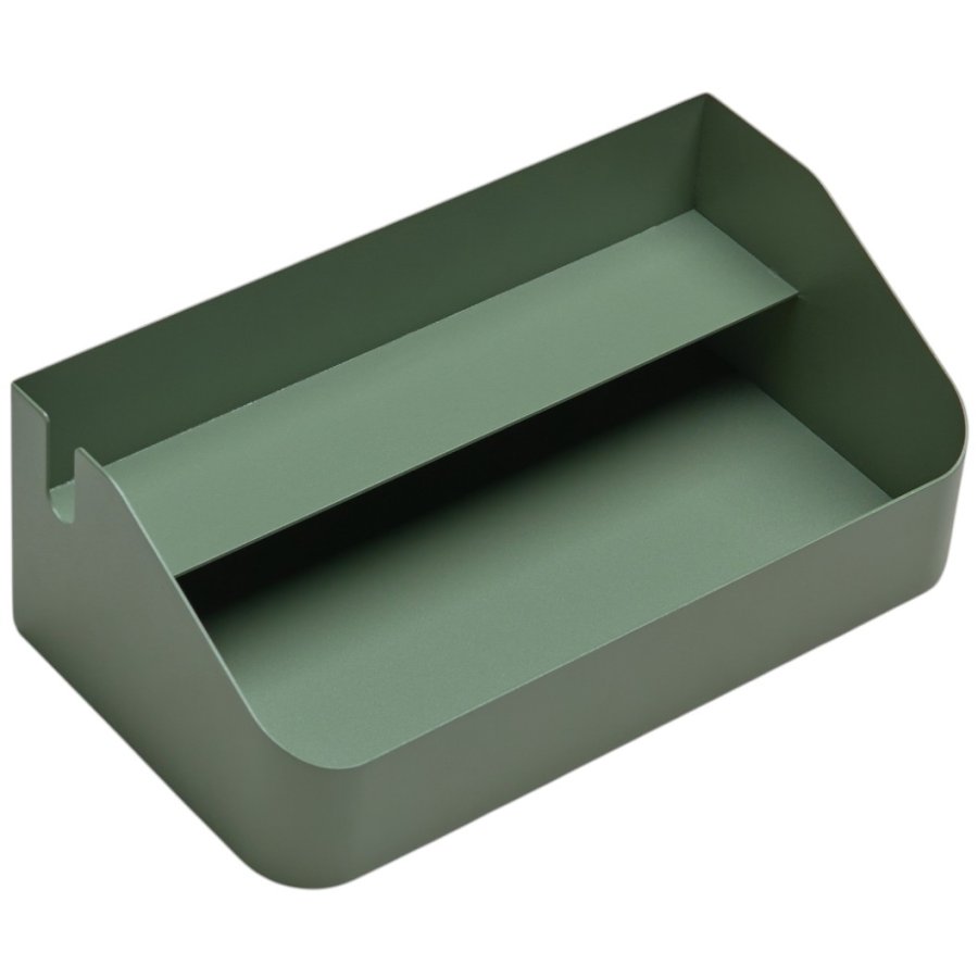 Pedestal Power Tray 27,5x15,5 cm, Mossy Green