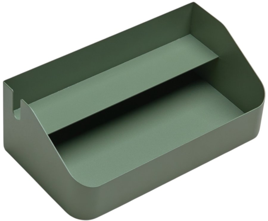 Pedestal Power Tray 27,5x15,5 cm, Mossy Green