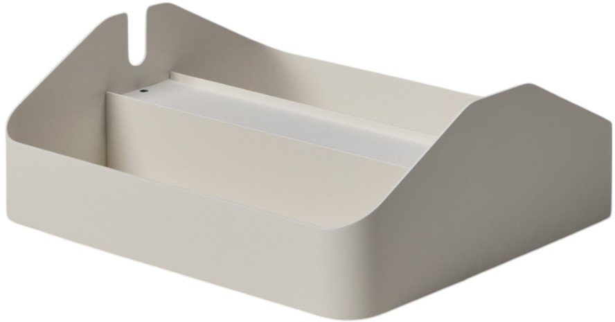 Køb Pedestal Power Tray Double 27,5x25,5 cm, Pearl