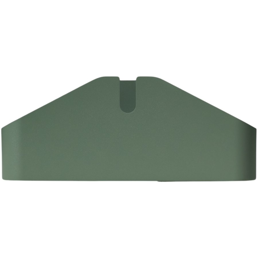 Pedestal Power Tray Double 27,5x25,5 cm, Mossy Green