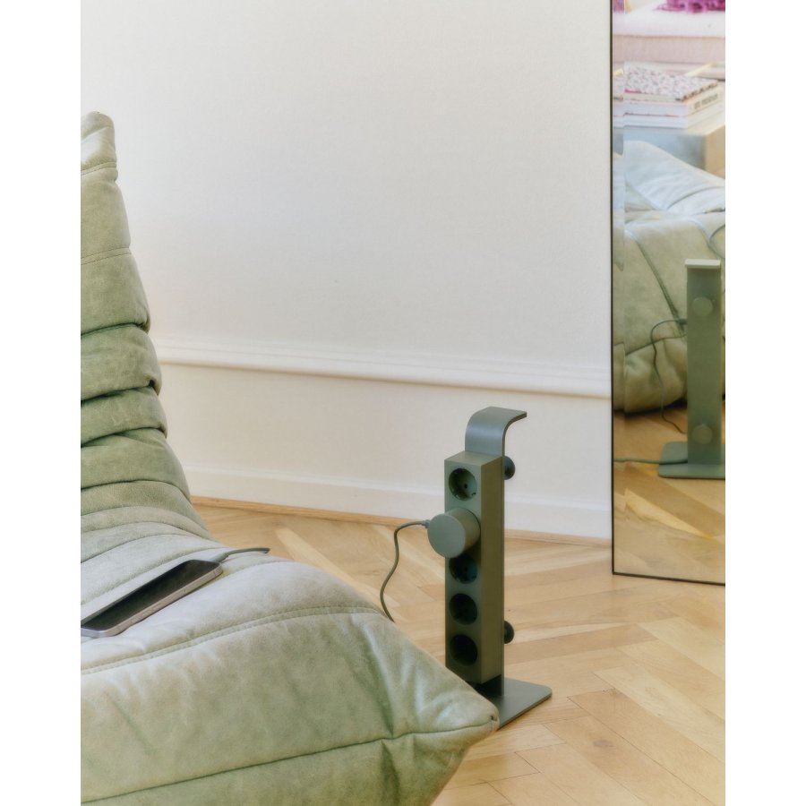 Pedestal Power Tower 35, Mossy Green