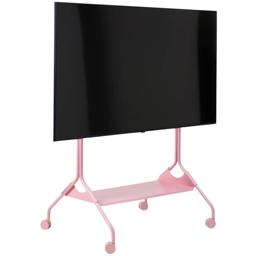 Pedestal Moon Tray Shelf 78 cm, Bubble Gum