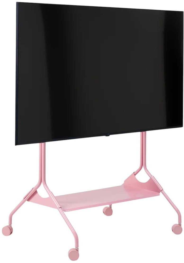 Pedestal Moon Tray Shelf 78 cm, Bubble Gum