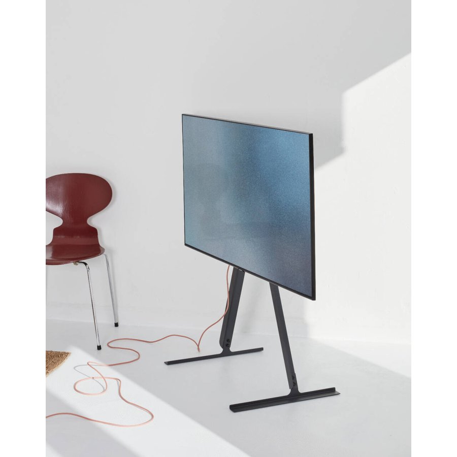 Pedestal Linked Tall TV-Stander H103 cm, Charcoal