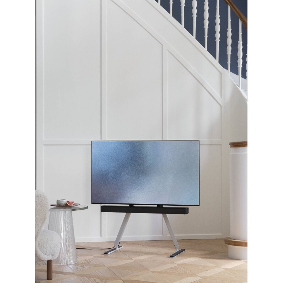 Pedestal Linked Tall TV-Stander H103 cm, Mushroom