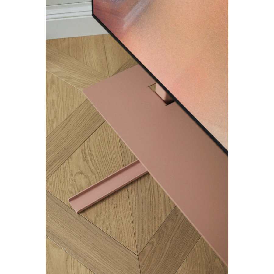 Pedestal Plate Shelf 99 cm, Dusty Rose