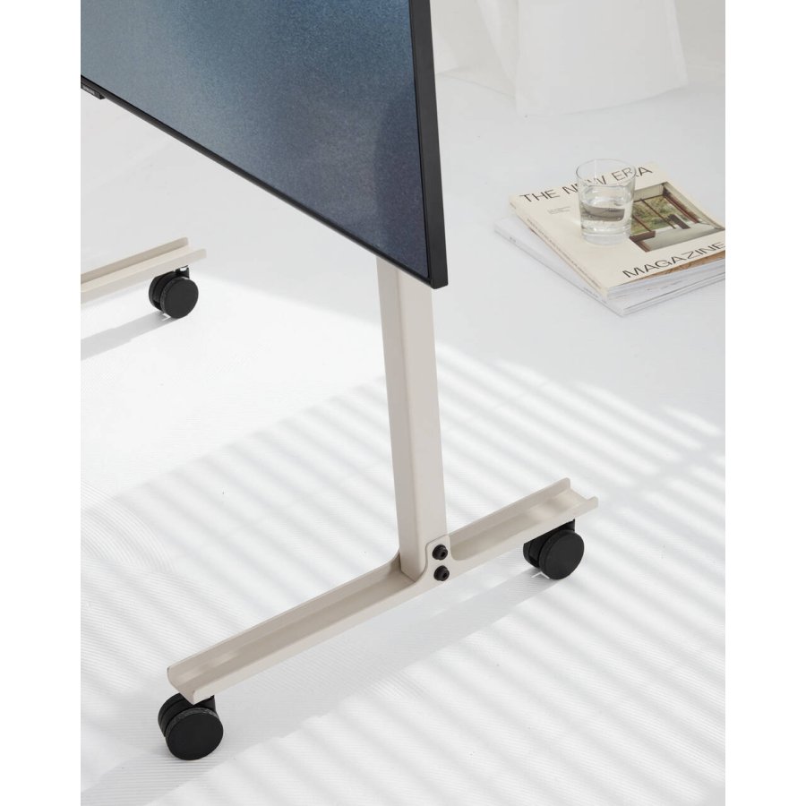 Pedestal Straight Rollin' TV-Ständer H105 cm, Mushroom