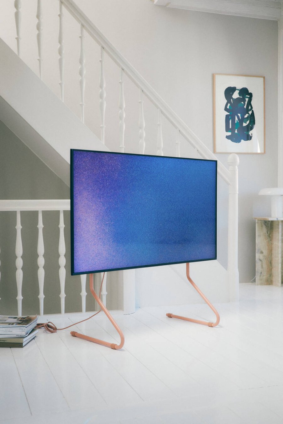 Pedestal Sway TV-Ständer H100 cm, Dusty Rose