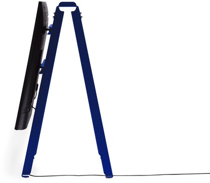 Pedestal A-frame TV-Stander H87 cm, Ultra Marine
