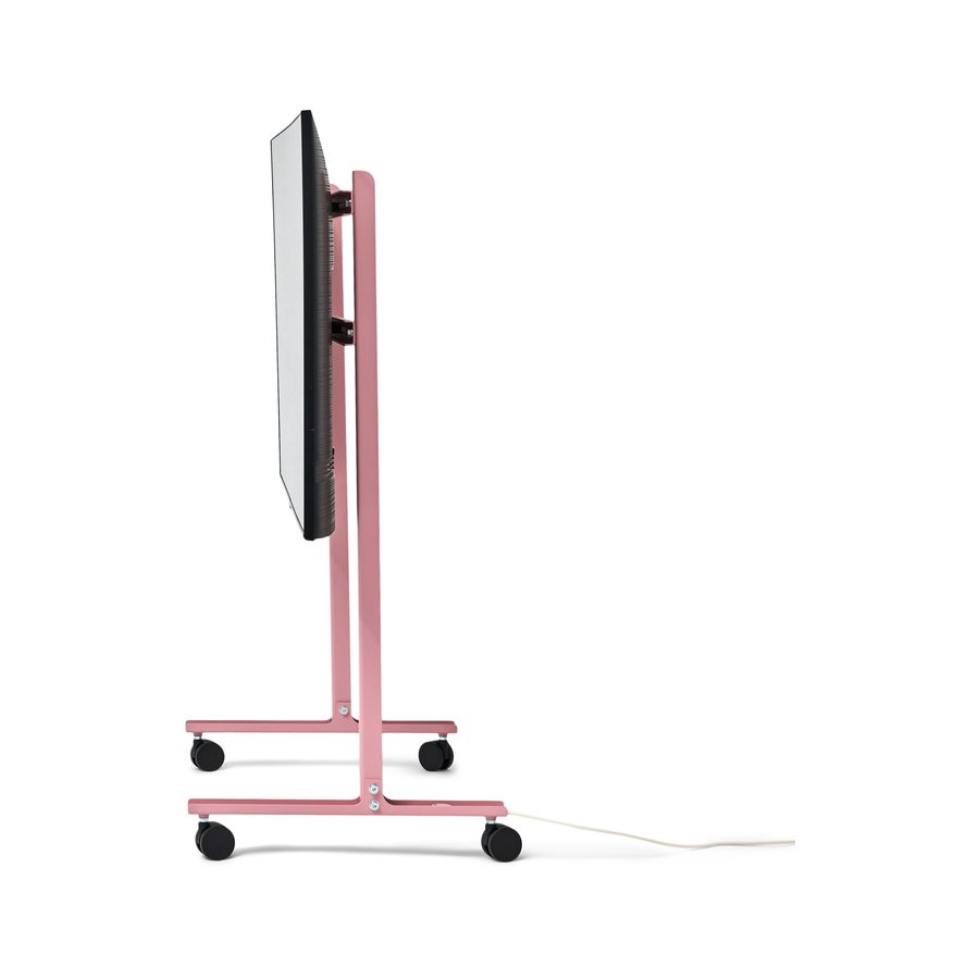 Pedestal Straight Rollin' TV-Ständer H107 cm, Bubble Gum