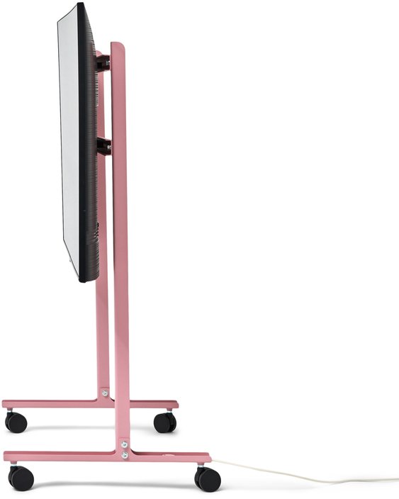 Pedestal Straight Rollin' TV-Ständer H107 cm, Bubble Gum