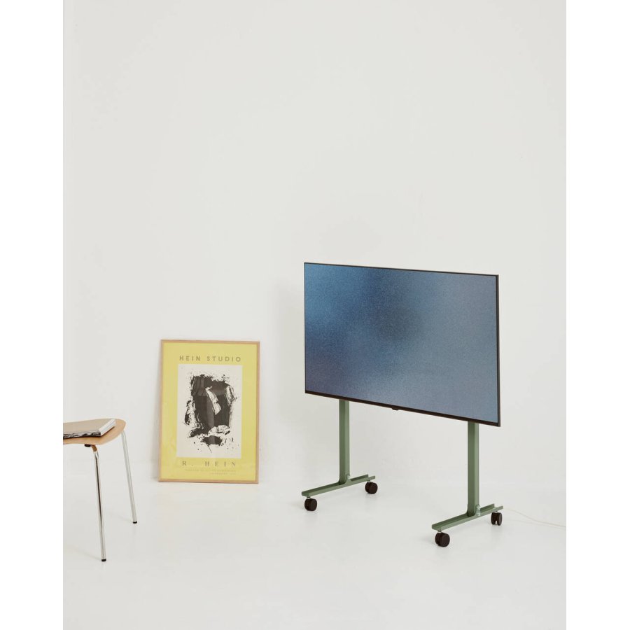 Pedestal Straight Rollin' TV-Ständer H105 cm, Mossy Green