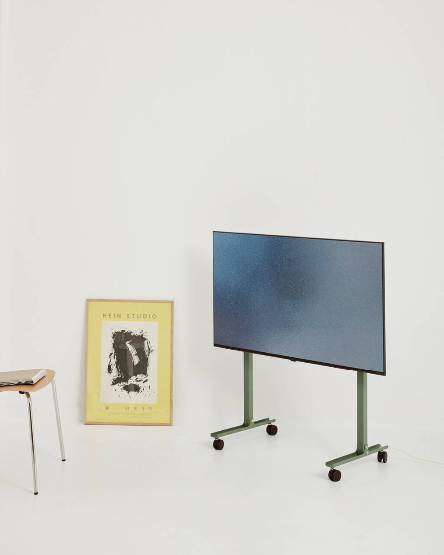 Pedestal Straight Rollin' TV-Ständer H105 cm, Mossy Green