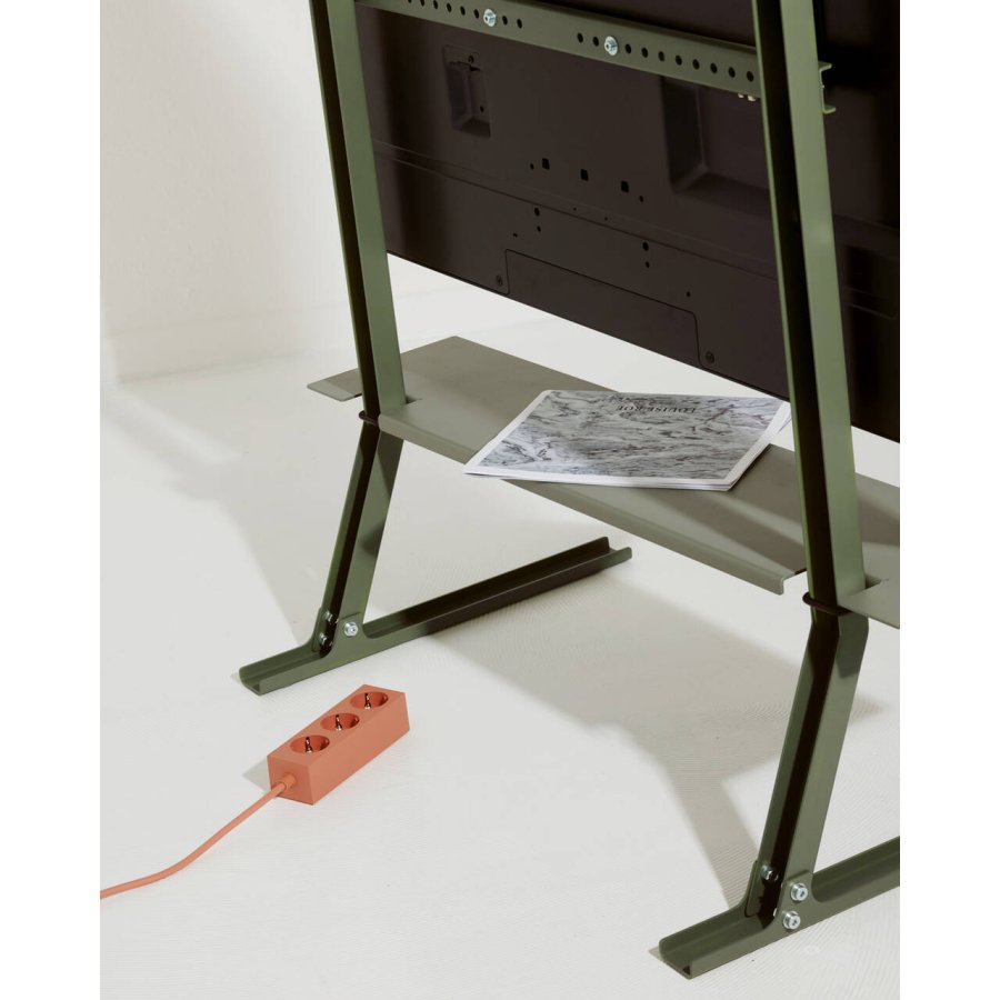 Pedestal Bendy Tall TV-Ständer H100 cm, Mossy Green