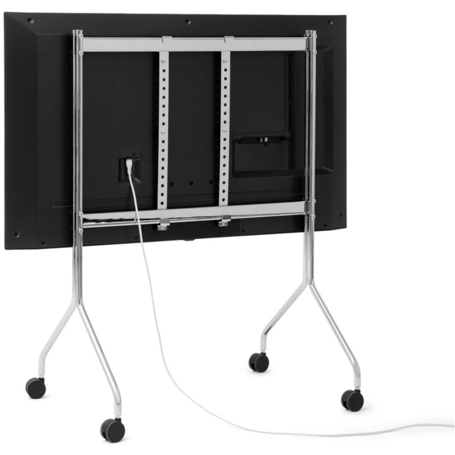 Pedestal Moon Rollin' TV-Stnder H107 cm, Chrome