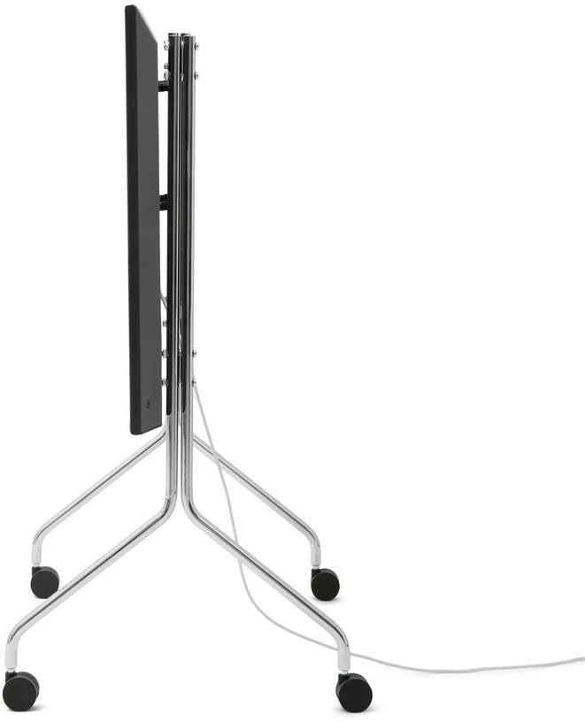 Pedestal Moon Rollin' TV-Stnder H107 cm, Chrome